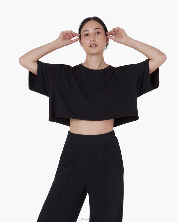 שָׁחוֹר TKEES טי קצוץ הַלבָּשָׁה B2006184